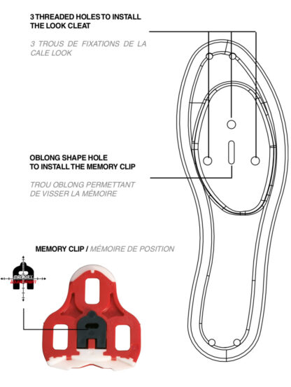 LOOK CLEAT KEO GRIP ROAD (Red 9 Degree Float) - Image 4