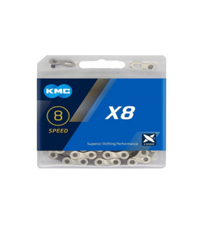 KMC X8 - SILVER/GREY 8 SPEED CHAIN
