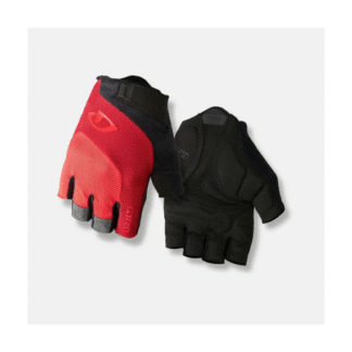 GIRO BRAVO GEL CYCLING GLOVES-RED