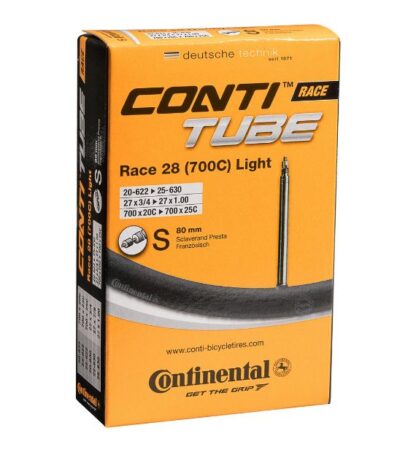 CONTINENTAL RACE PRESTA VALVE TUBE 700 x 18-25c 80mm