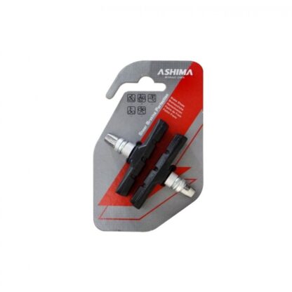 ASHIMA V-BRAKE PADS-Black (Hybrids/MTB) OEM - Image 2